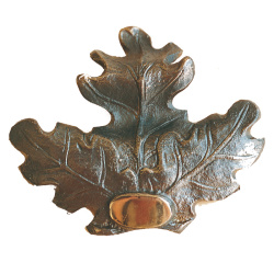 Eichenblatt-Verzierung Bronze