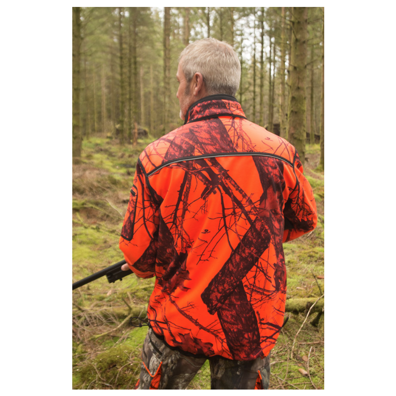 SHOOTERKING Softshell Herren Jacke 2 in 1 Mossy Blaze Orange XL/ 54
