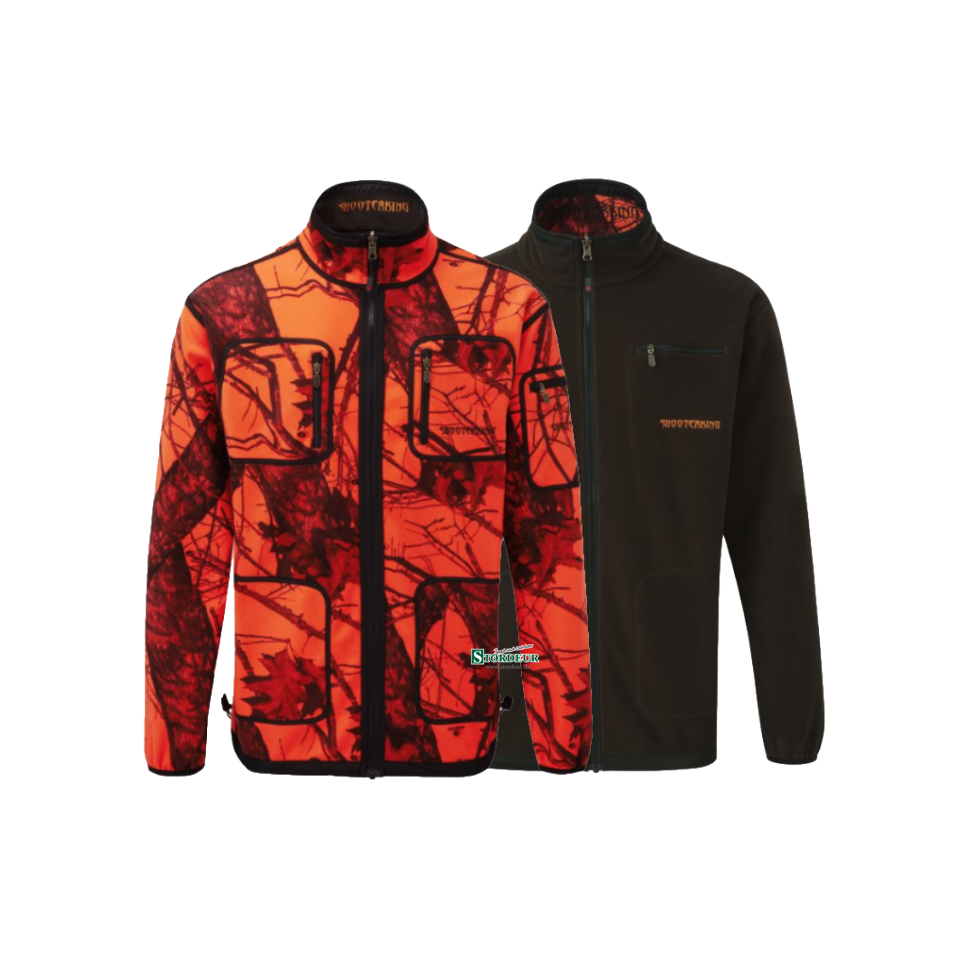 SHOOTERKING Softshell Herren Jacke 2 in 1 Mossy Blaze Orange 4XL/ 60