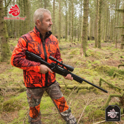 SHOOTERKING Softshell Herren Jacke 2 in 1 Mossy Blaze Orange 3XL/ 58