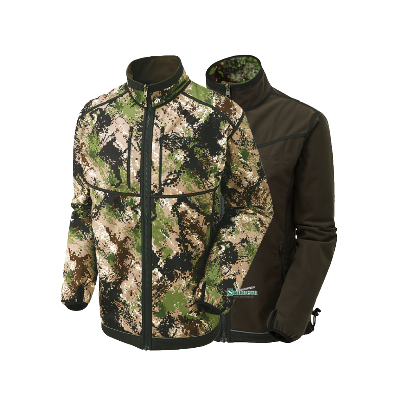 SHOOTERKING Digitex Softshell 2 in 1 Wendejacke Grün...