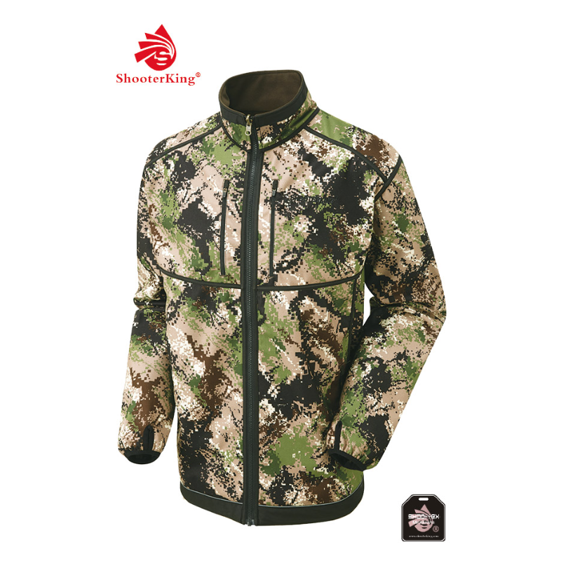SHOOTERKING Digitex Softshell 2 in 1 Wendejacke Grün Braun XL/ 54