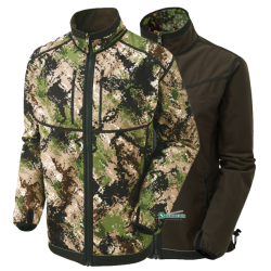 SHOOTERKING Digitex Softshell 2 in 1 Wendejacke Grün Braun XL/ 54