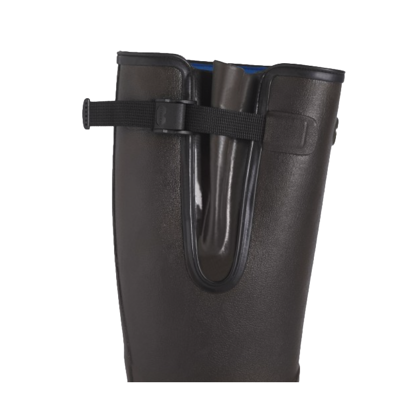 LE CHAMEAU Vierzonord Herrenstiefel mit Neoprenfutter Marron Fonce