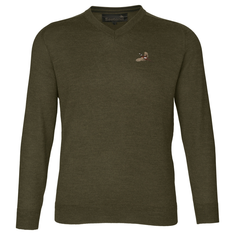 SEELAND - Noble Pullover Pine Green L