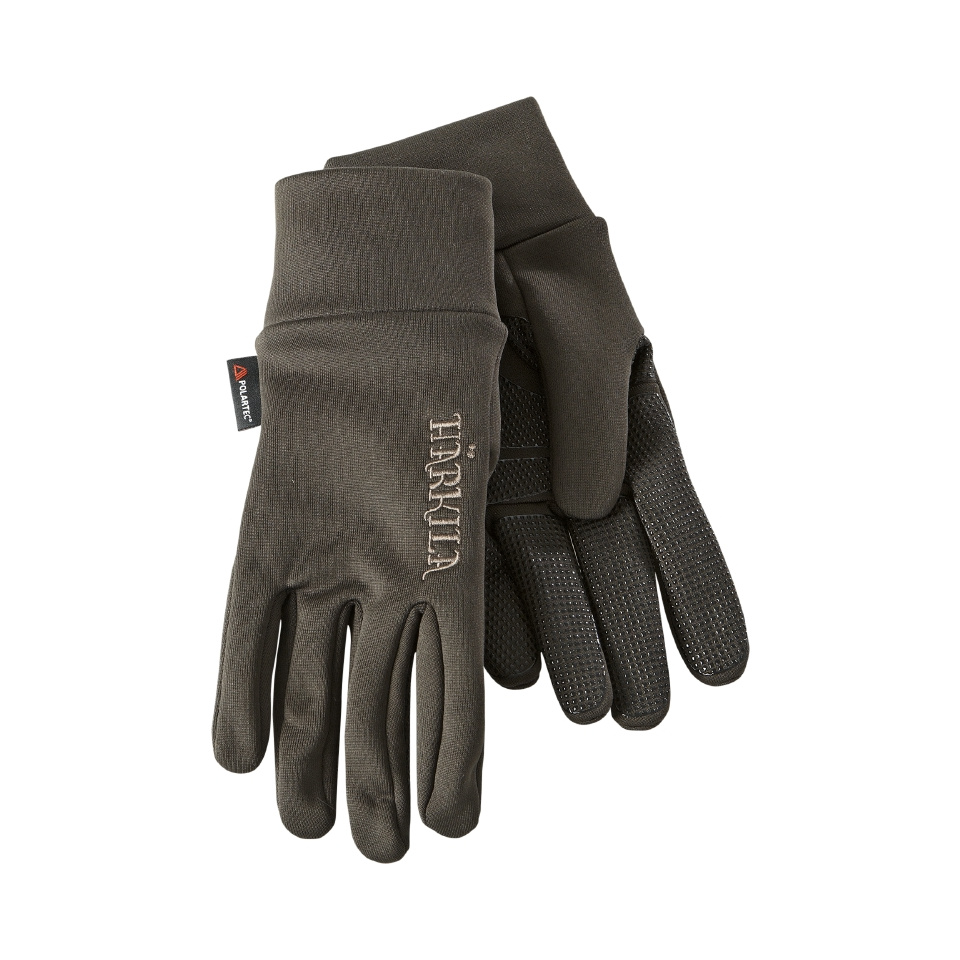 H&Auml;RKILA Power Liner Handschuhe Soil Braun