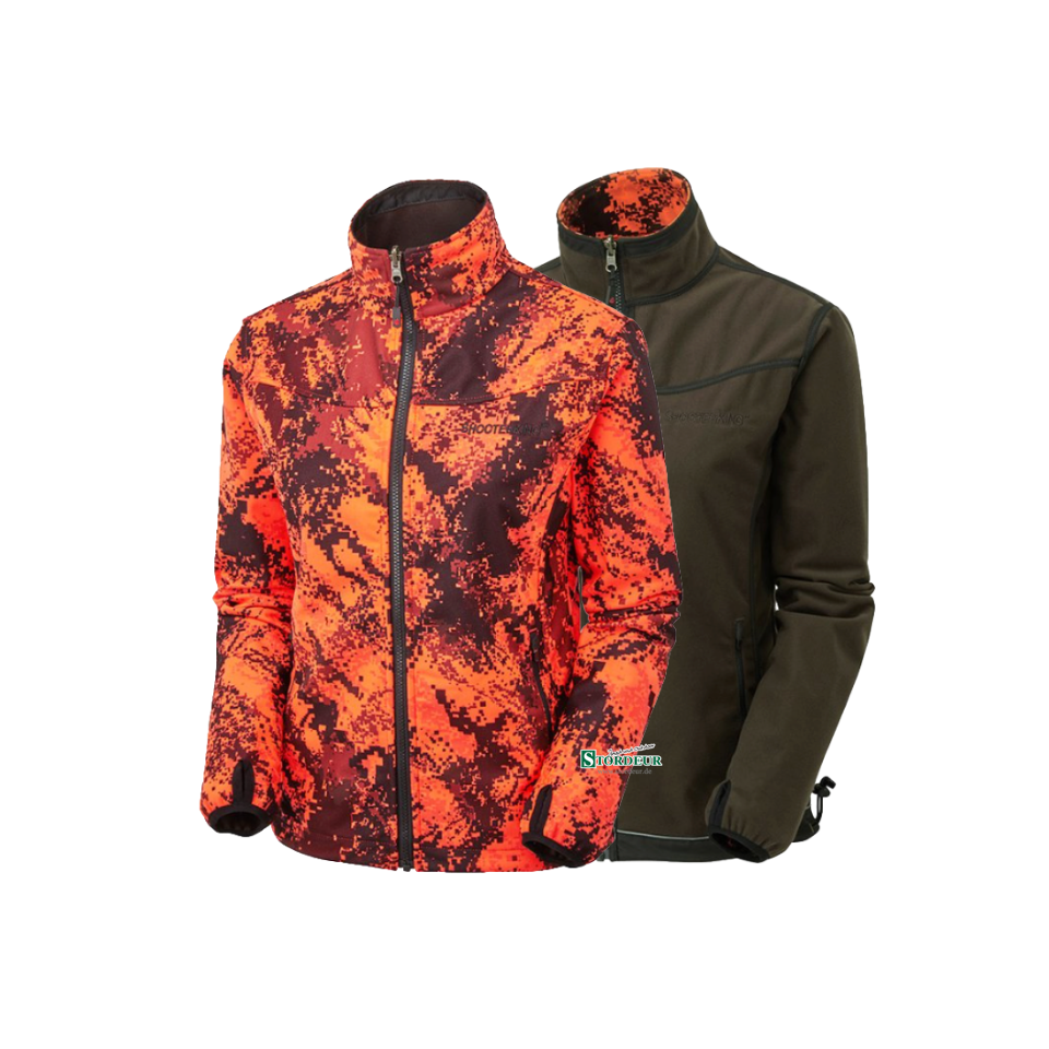 SHOOTERKING Digitex Softshell Damen Blaze Orange Braun S / 36