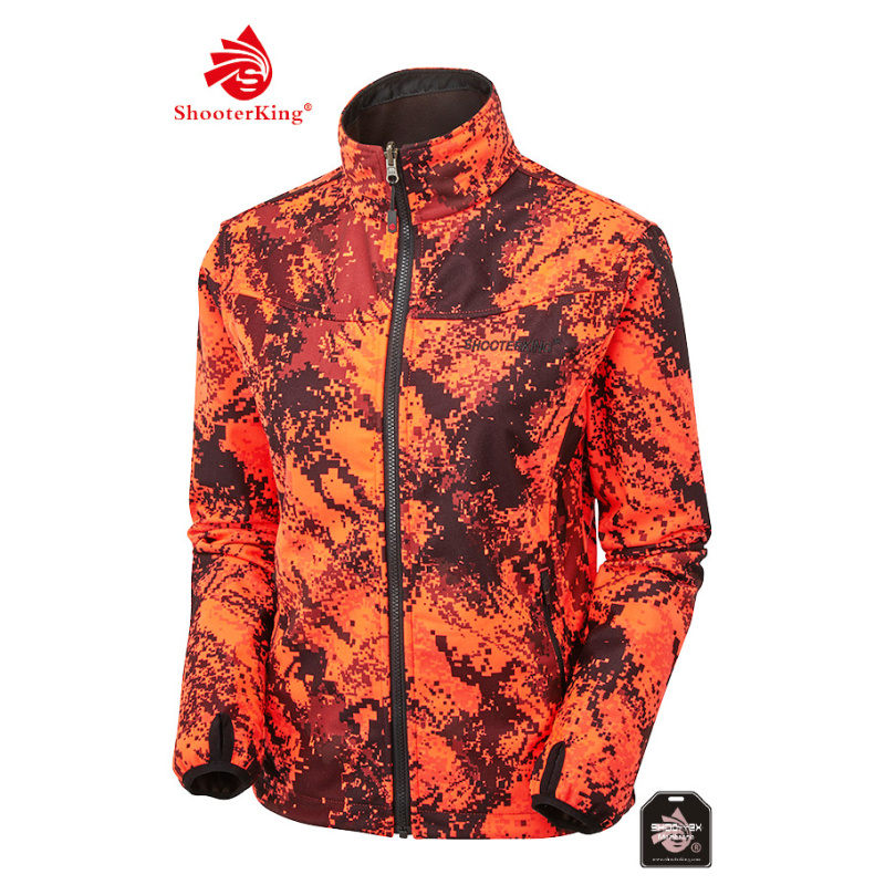 SHOOTERKING Digitex Softshell Damen Blaze Orange Braun S / 36