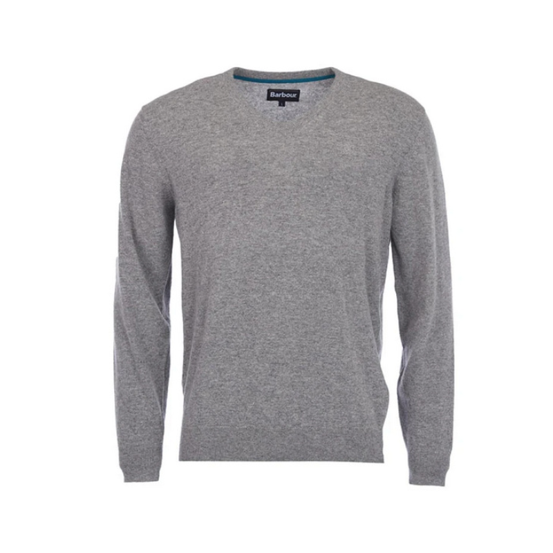 BARBOUR Essential Lambswool V Ausschnitt Seaweed Green