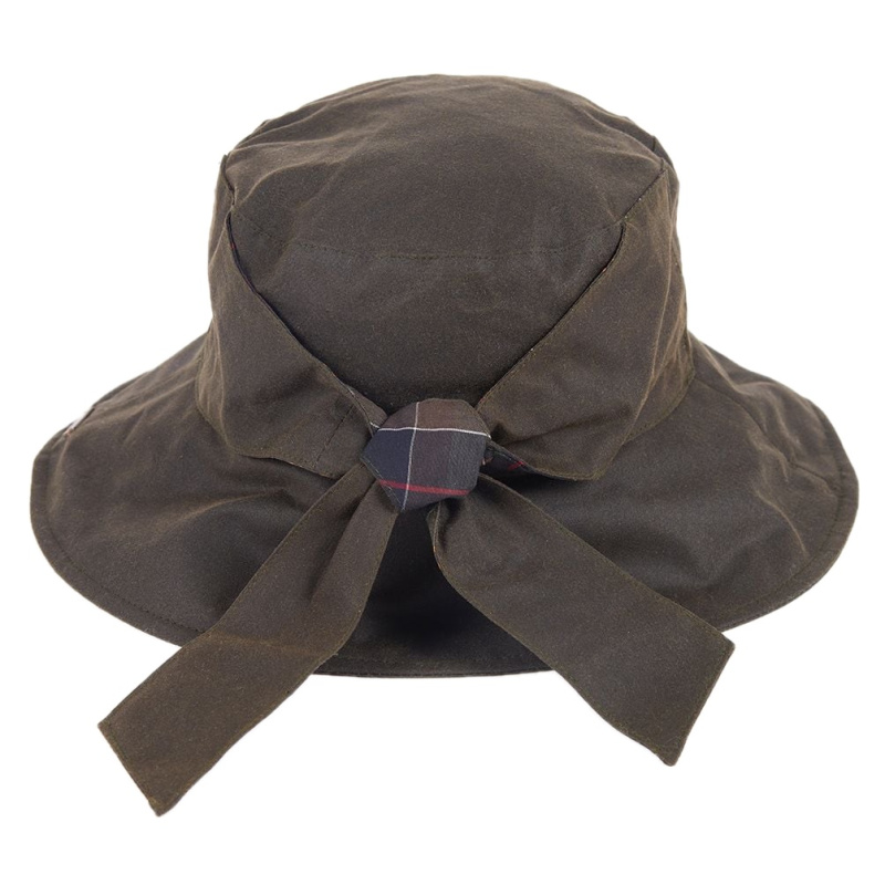 BARBOUR Brambling Wax Hat Olive M