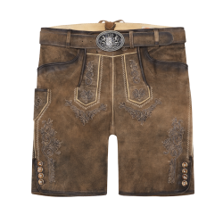 MADDOX Ronn-hafer-Antik Herrenlederhose kurz
