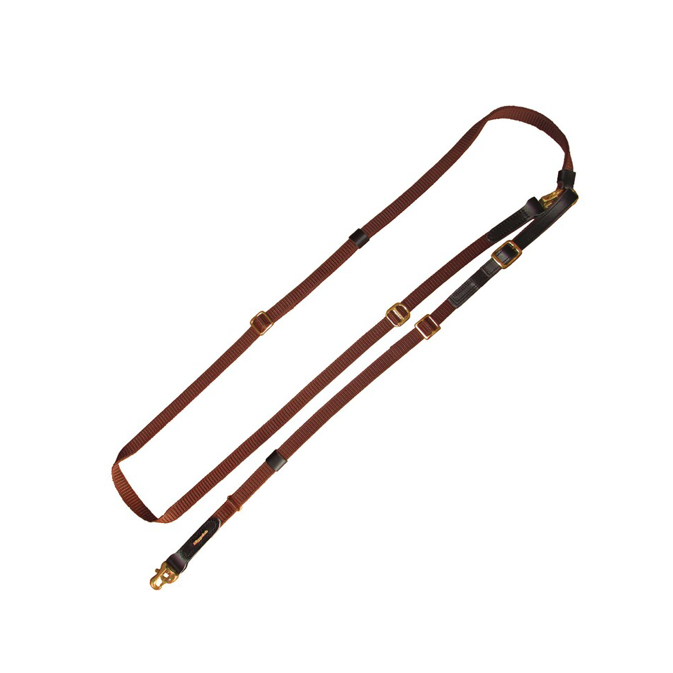 NIGGELOH Umhängeleine 2 in 1 Braun Breite 20 mm