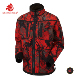 SHOOTERKING Softshell Jacke Forest Mist Red 2XL