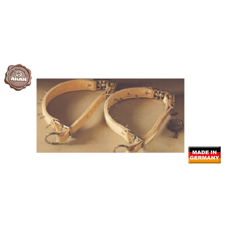 AKAH Halsband "Oberländer" Lederhalsband