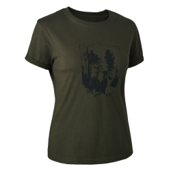 DEERHUNTER Lady T-Shirt mit Deerhunter Shield-Logo
