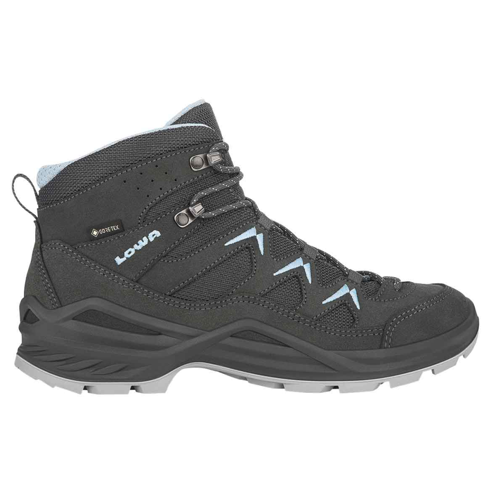 LOWA Sirkos Evo GTX MID Ws Anthrazit/ Eisblau
