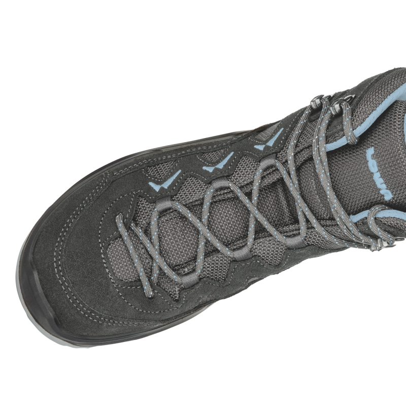 LOWA Sirkos Evo GTX MID Ws Anthrazit/ Eisblau