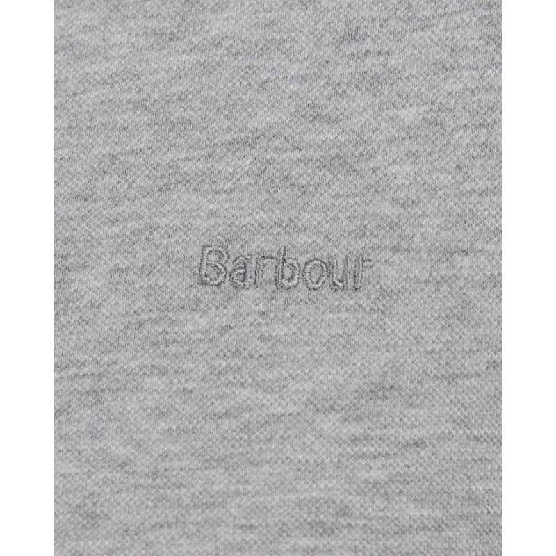 BARBOUR Portsdown Top Poloshirt Grey Marl/ Silver Birch