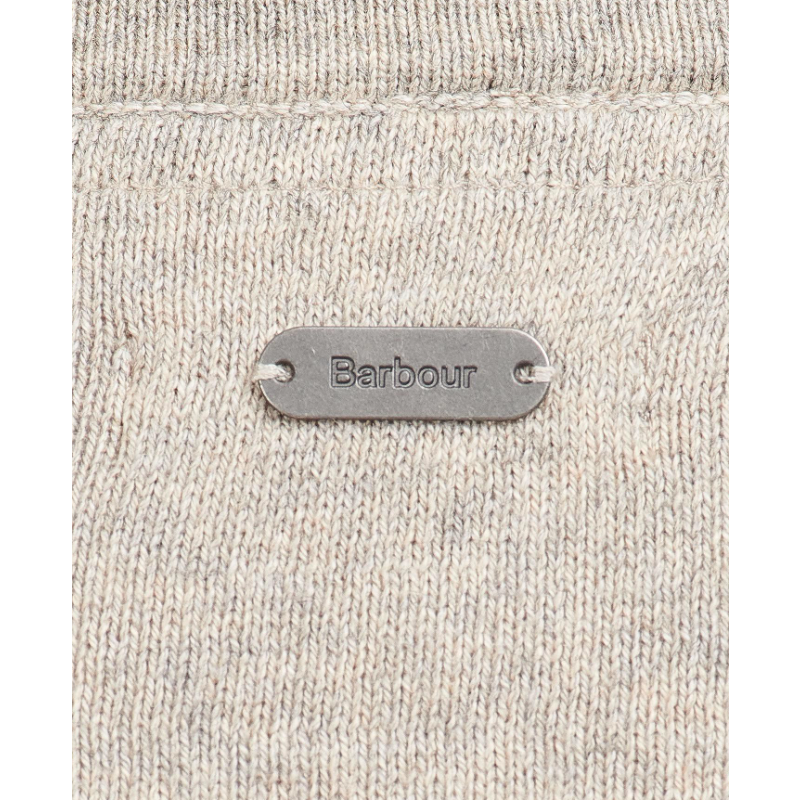 BARBOUR Bredon Strickjacke Pale Grey Marl