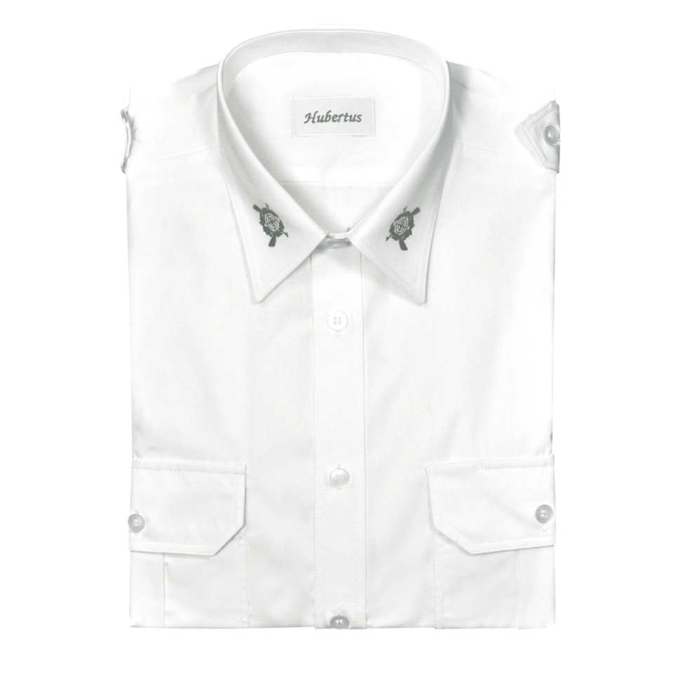 SCHÜTZENHEMD Langarm mit Stick Slim Fit EU 42