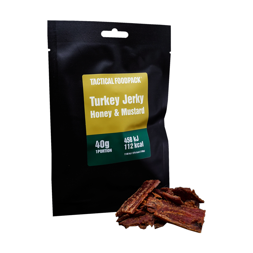 TACTICAL FOODPACK Turkey Jerky Honey & Mustard 40g