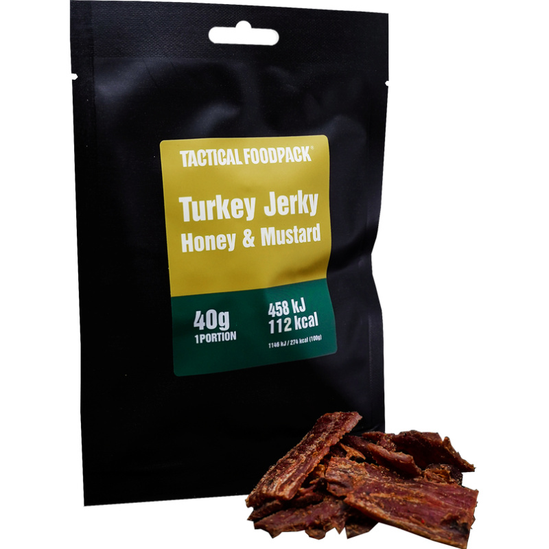 TACTICAL FOODPACK Turkey Jerky Honey & Mustard 40g