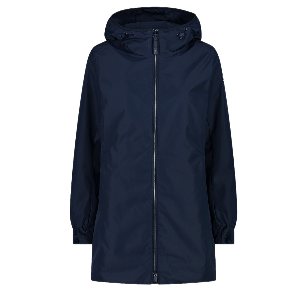 CMP Damen Jacke mit Fix Hood aus Polypongee Blau