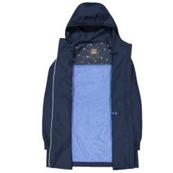 CMP Damen Jacke mit Fix Hood aus Polypongee Blau