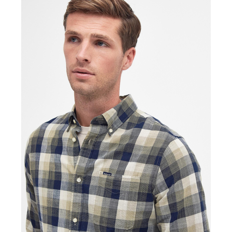 BARBOUR Hillroad Tailored Shirt Olive