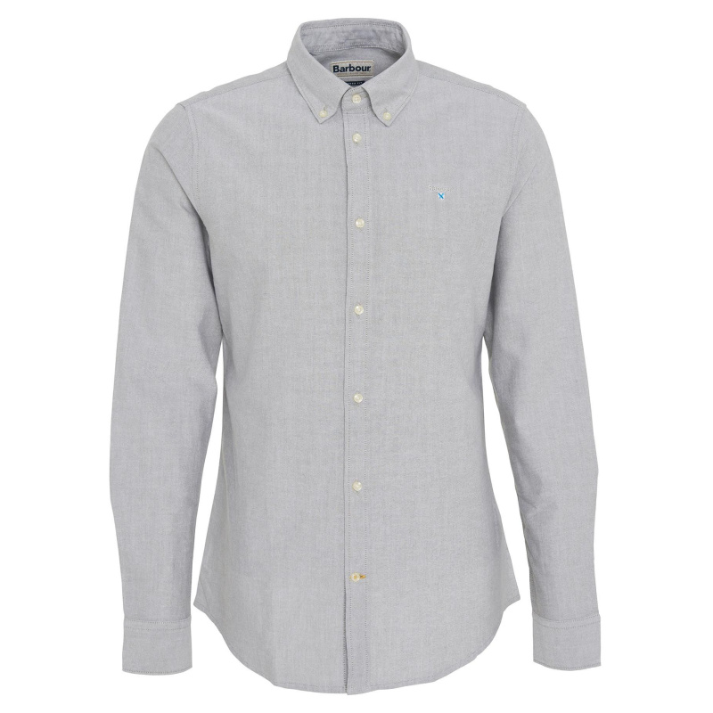 BARBOUR Hemd Oxford Tailored Pale Sage