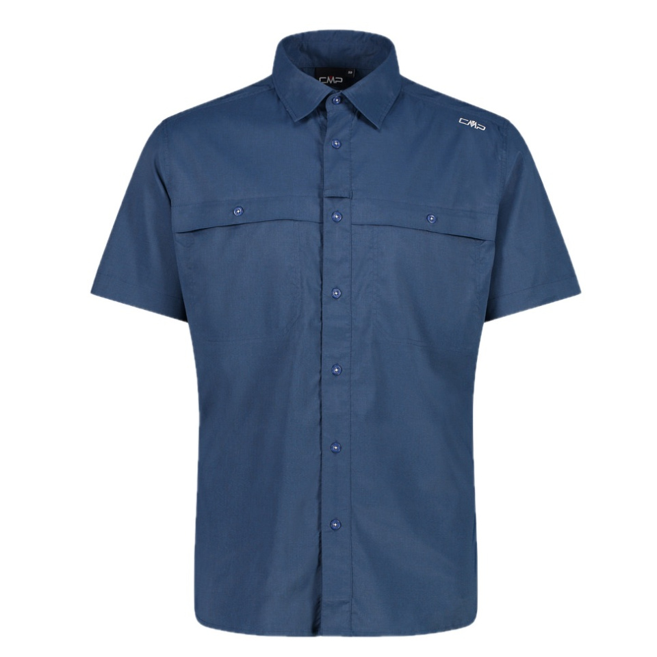 CMP Herren-Kurzarmhemd aus Stretchmaterial