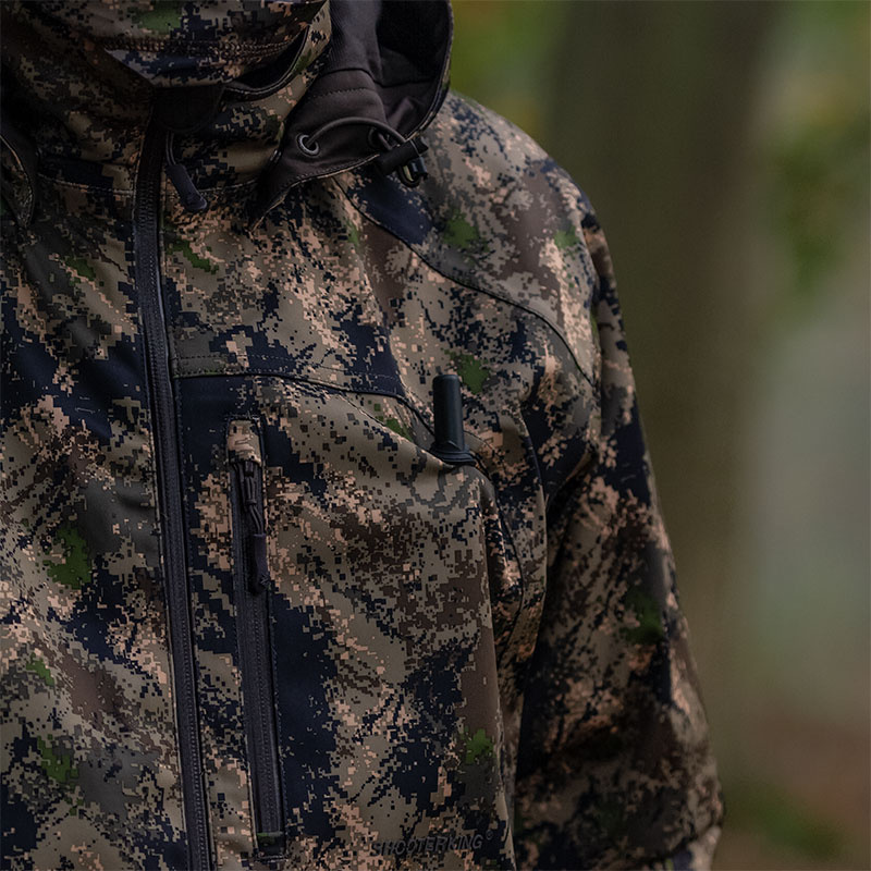 SHOOTERKING Huntflex Jacke Digital Camo Forest Mist 2.0