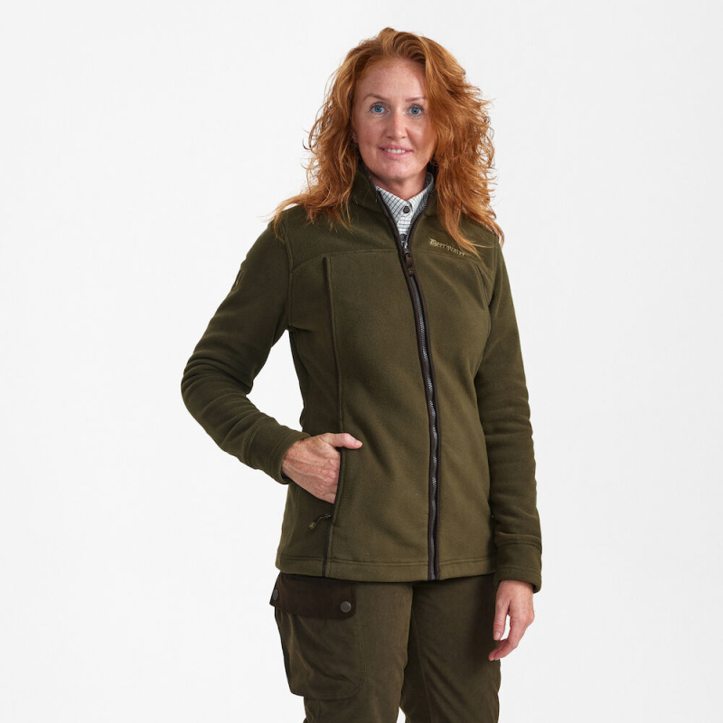 DEERHUNTER Lady Eagle Fleecejacke Oliv