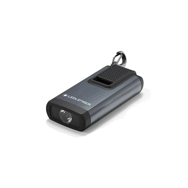 LEDLENSER Schlüsselanhänger K6R mit Rotlicht GRAU
