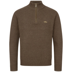 BLASER Herren Woll HZ Sweater Braun