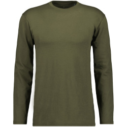RAGMAN Langarm-Shirt Rundhals Dunkelgrün