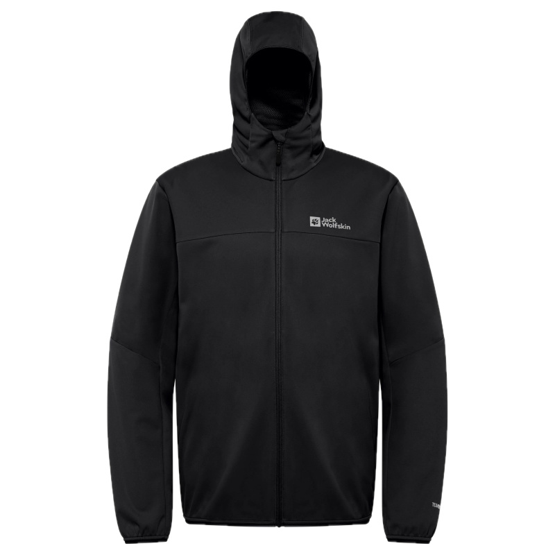 JACK WOLFSKIN Feldberg Hoody M Black