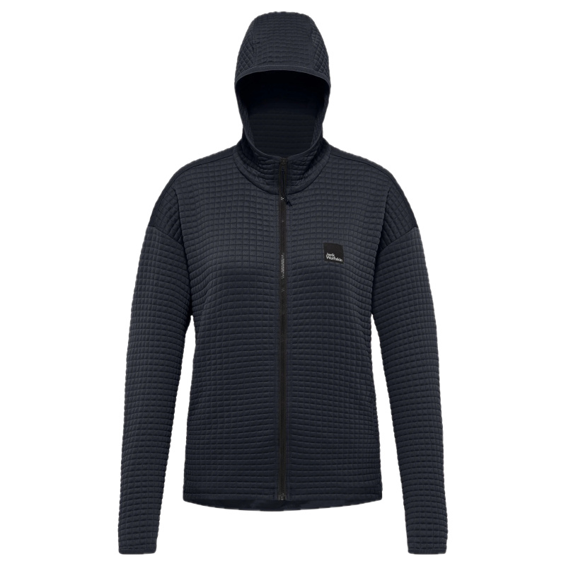 JACK WOLFSKIN Mogari Hooded Fz W Dark Navy