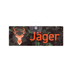 WILDE HILDE Jagdschild mit Saugnapf "JÄGER" II