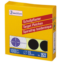 ZWECKFORM Schusspflaster Schwarz