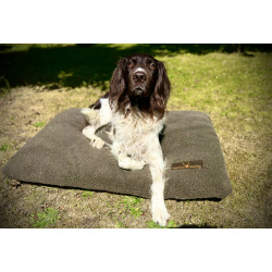 HUBERTUS Faserpelz Hundedecke 95x140cm Oliv