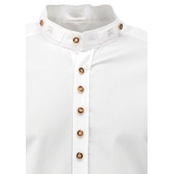 OS TRACHTEN Herrenhemd 1/1 Arm Slim Fit Weiß