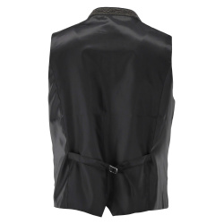 OS TRACHTEN Herrenweste Stehkragen mit Stick, 2 Leistentaschen Oliv