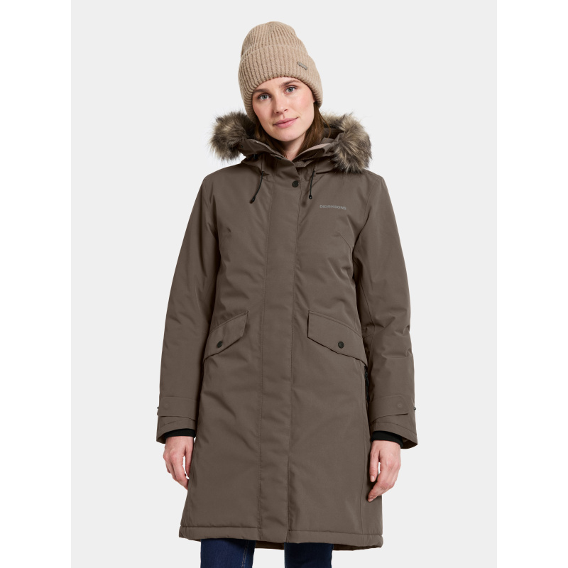DIDRIKSONS Erika Damen Parka 3 Mocha Brown