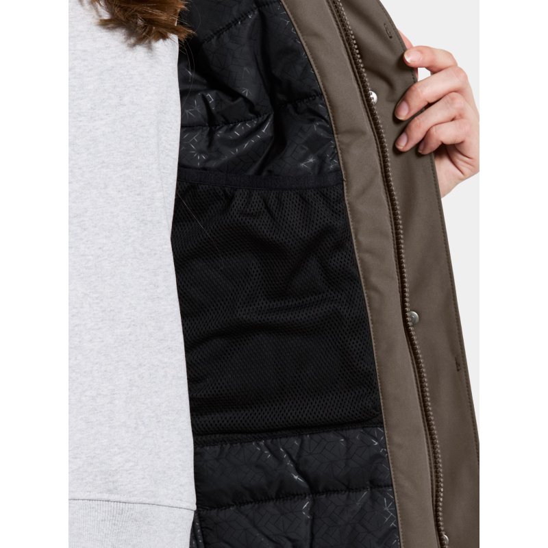 DIDRIKSONS Erika Damen Parka 3 Mocha Brown