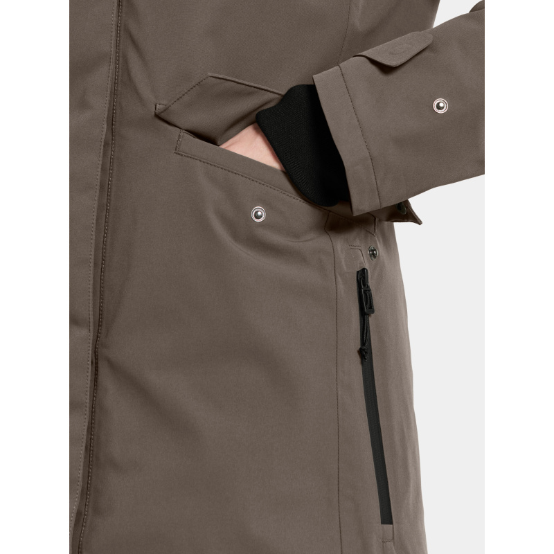 DIDRIKSONS Erika Damen Parka 3 Mocha Brown
