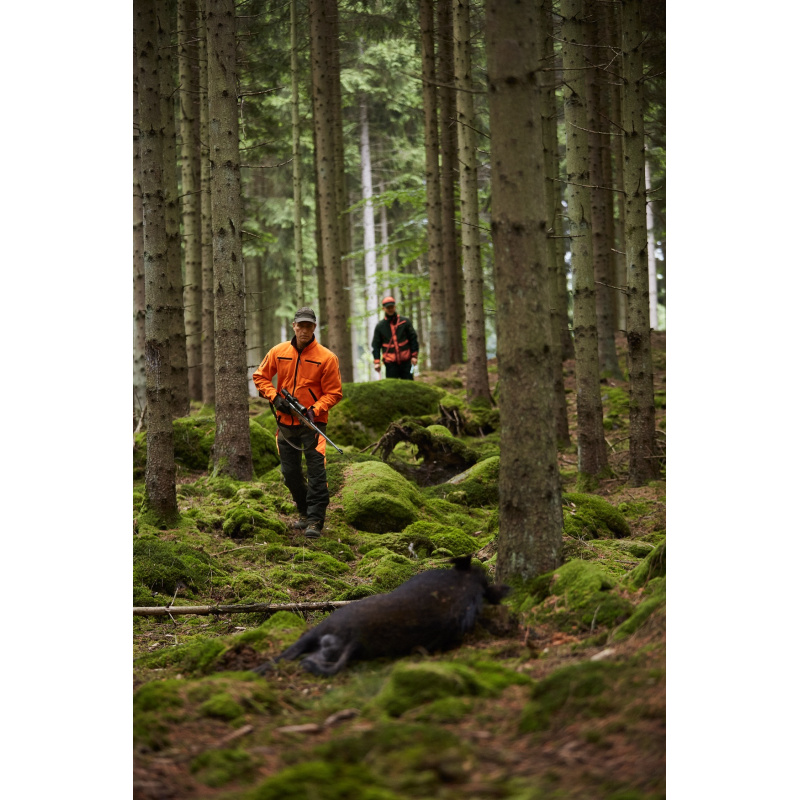 HÄRKILA Kamko Fleecejacke Hunting Green/ Orange Blaze