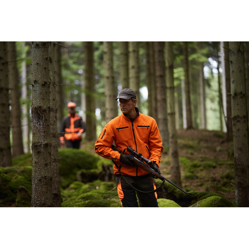 HÄRKILA Kamko Fleecejacke Hunting Green/ Orange Blaze