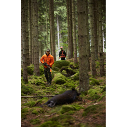 HÄRKILA Kamko Fleecejacke Hunting Green/ Orange Blaze