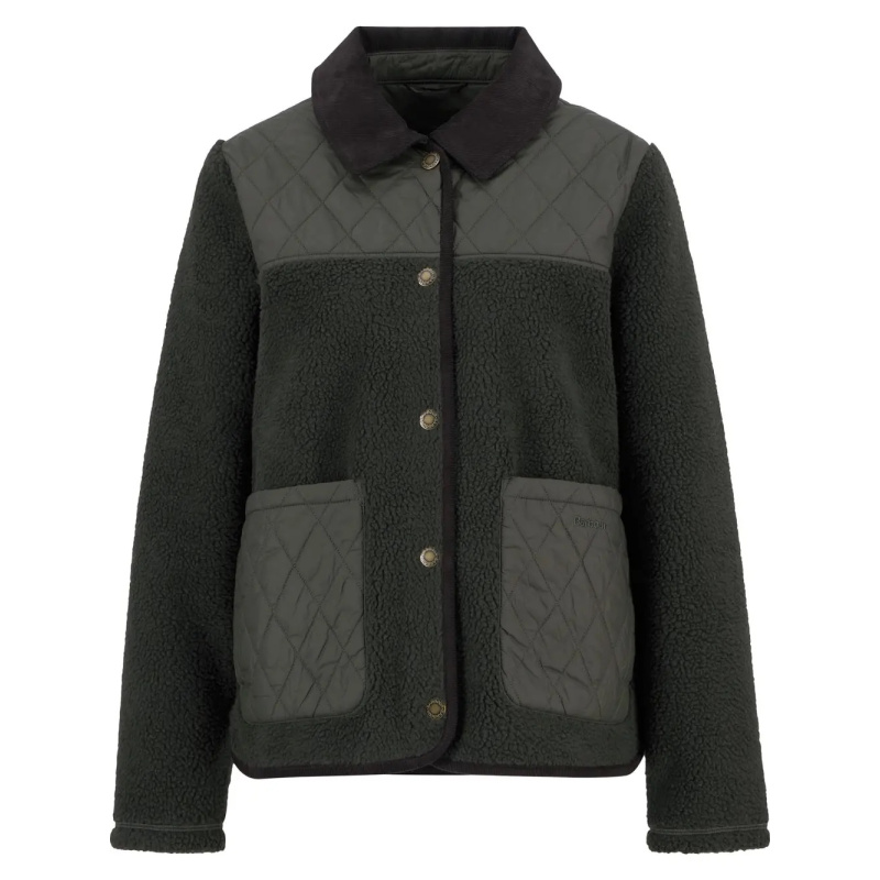 BARBOUR Fleece Laurel Olive